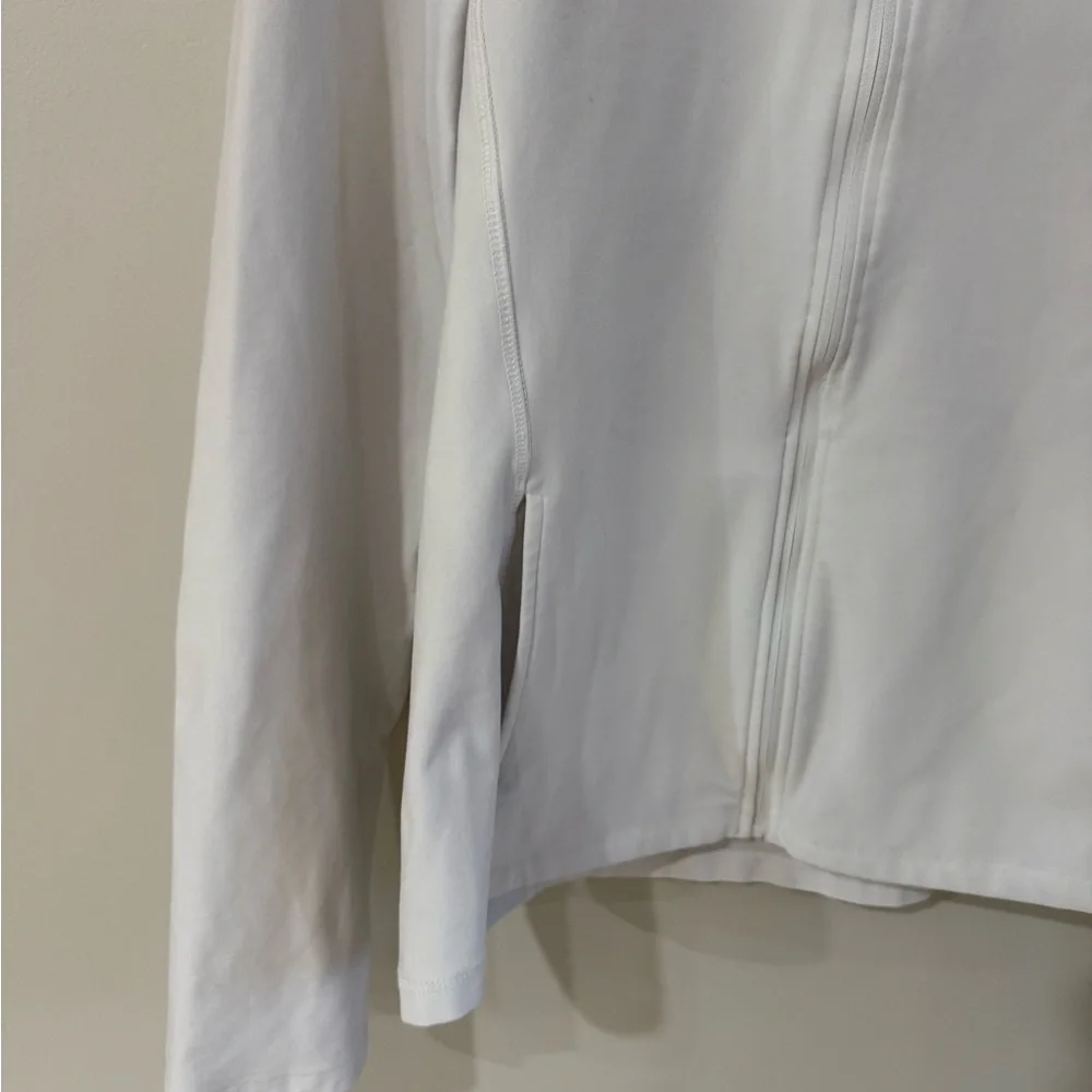 Beyond Yoga On The Go Mock Neck Sweatshirt - Cloud White - Size Extra Large XL